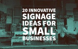 How to make your own business signs?